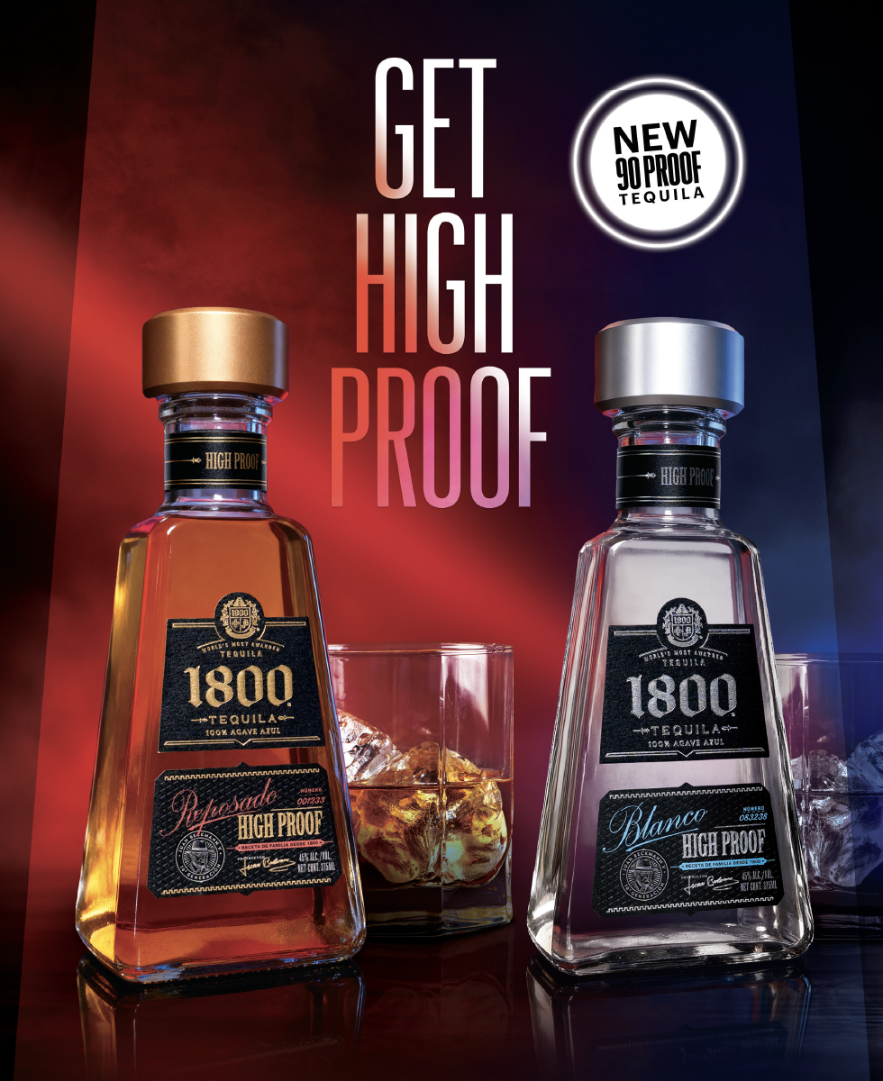 1800 Tequila High Proof Launch