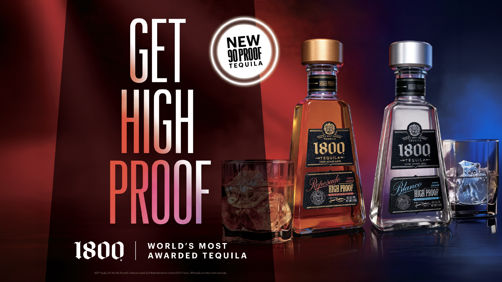 1800 Tequila High Proof Launch